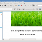 Edit pdf files on ubuntu with Master PDF Editor