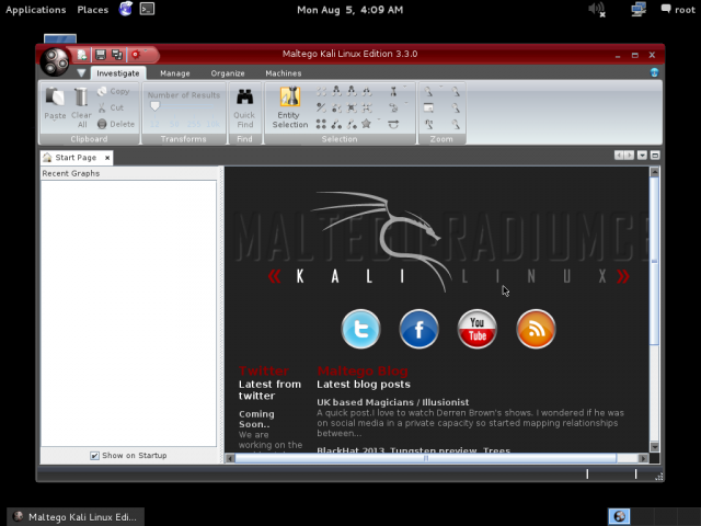 maltego on kali linux