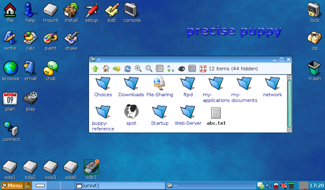 precise puppy linux rox filer