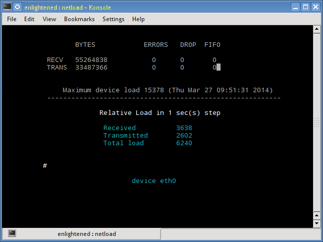 netload linux network monitor