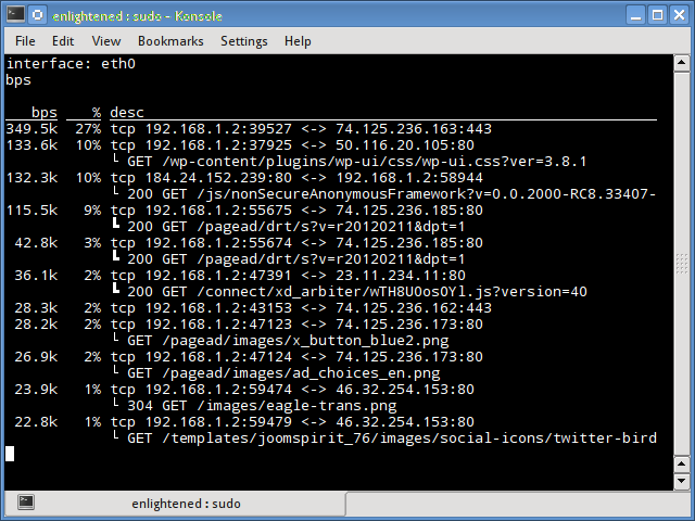 pktstat linux network monitor