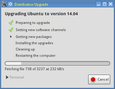 update manager downloading new packages on ubuntu 13.10