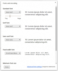 chrome paste text font georgia