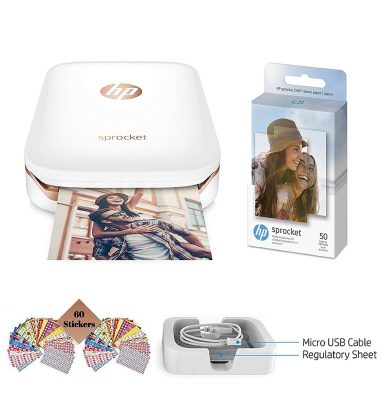 HP Sprocket Photo Printer 60 sheets Photo Paper