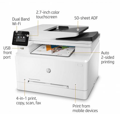 HP LaserJet Pro M281fdw Color Laser Printer Design