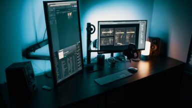 Vertical Computer Monitor