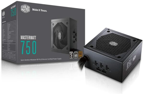 Cooler Master MasterWatt 750 Watt Semi-Modular Power Supply