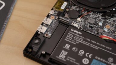 Laptop M.2 NVMe SSD Slot