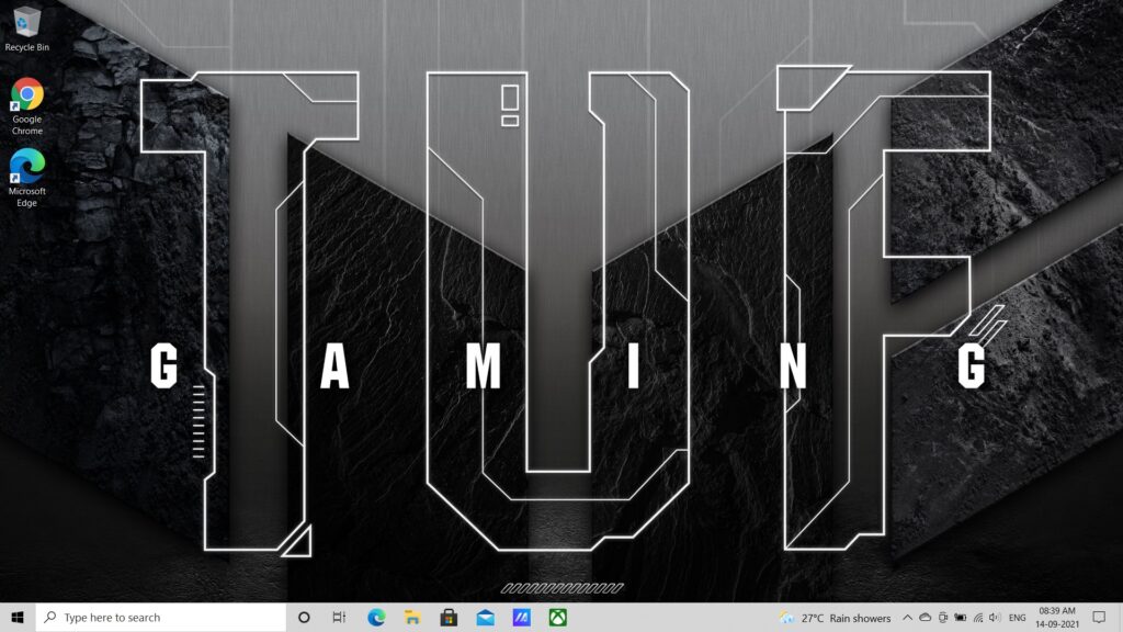 Windows 10 Desktop Asus TUF A17 FA706QM-HX008TS