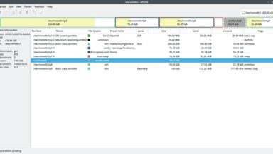 Gparted GPT DIsk Partitions - Ubuntu with ESP