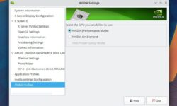 Nvidia Settings Prime Profiles - Performance Mode on Ubuntu
