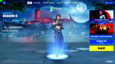 Fortnite Performance Mode with Antialiasing